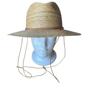 Vintage FIDEPAL Mexican Charro Straw Hat Size 56 / 7 Mens Handcrafted Sahuayo